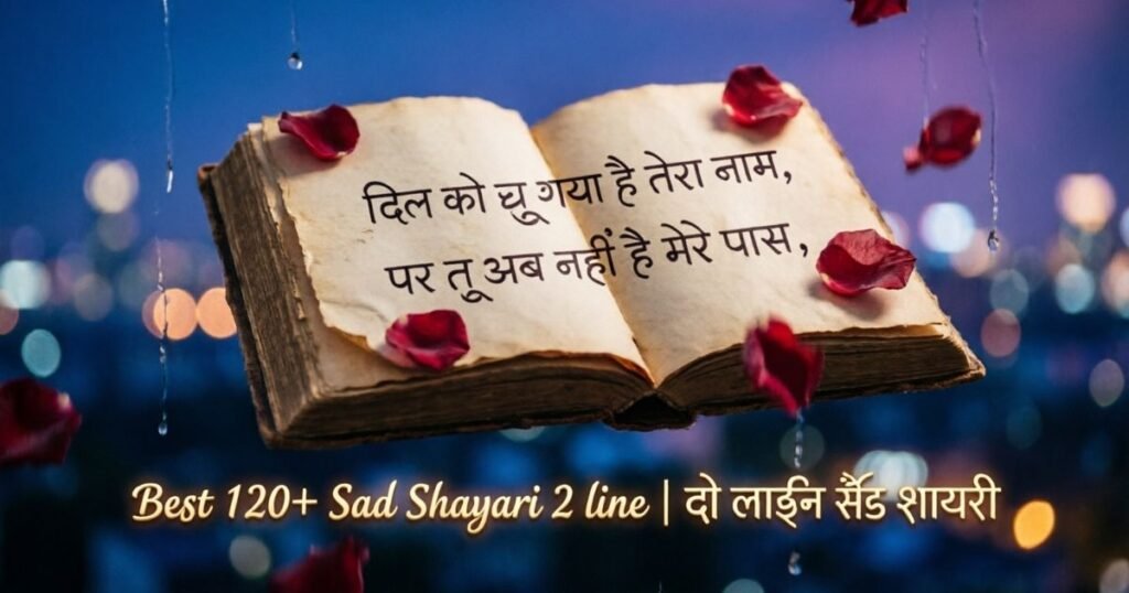 Best 120+ Sad Shayari 2 line | दो लाइन सैड शायरी