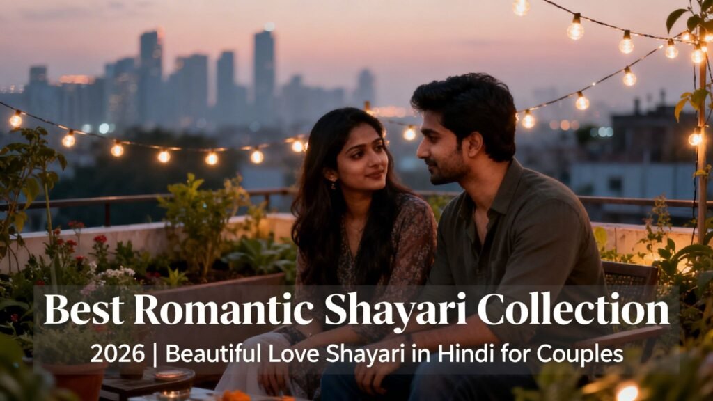 Best Romantic Shayari Collection 2026 | Beautiful Love Shayari in Hindi for Couples