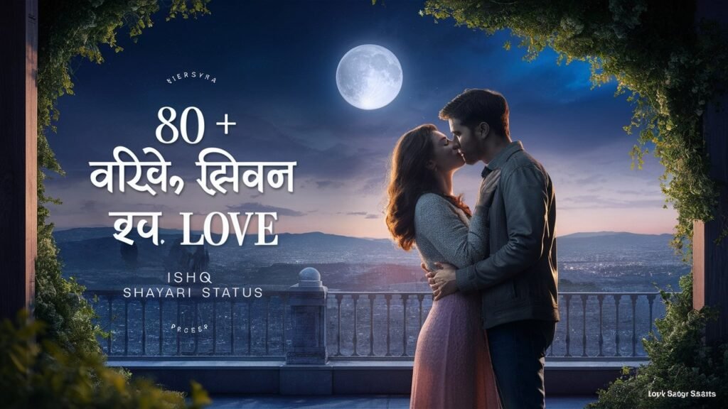 80+ Best इश्क शायरी दो लाइन Love | ishq Shayari Status
