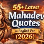 55+ Latest Mahadev Quotes in English For (2026)