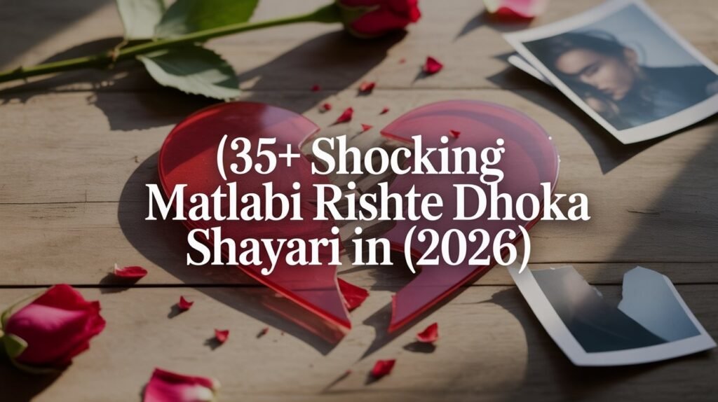 35+ Shocking Matlabi Rishte Dhoka Shayari in (2026)