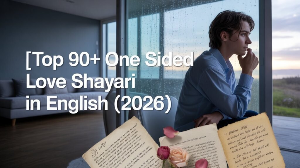 Top 90+ One Sided Love Shayari In English (2026)