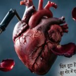 Sad broken heart image for dard bhari shayari.