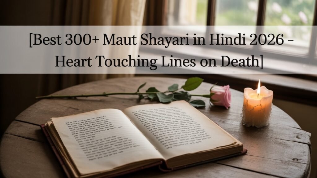 Best 300+ Maut Shayari in Hindi 2026 – Heart Touching Lines on Death