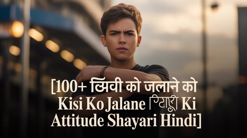 100+ किसी को जलाने की एटीट्यूड शायरी | Kisi Ko Jalane Ki Attitude Shayari Hindi