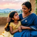 A loving and emotional bond between a mother and daughter