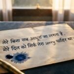 Emotional Sorry Shayari text showing heartfelt apology.