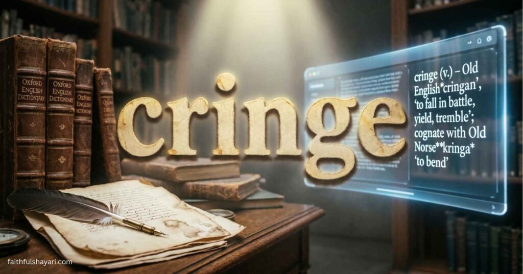 what-is-the-origin-of-the-word-cringe