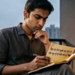 A lonely figure lost in deep thoughts, reflecting the emotions of Alone Shayari in Hindi.