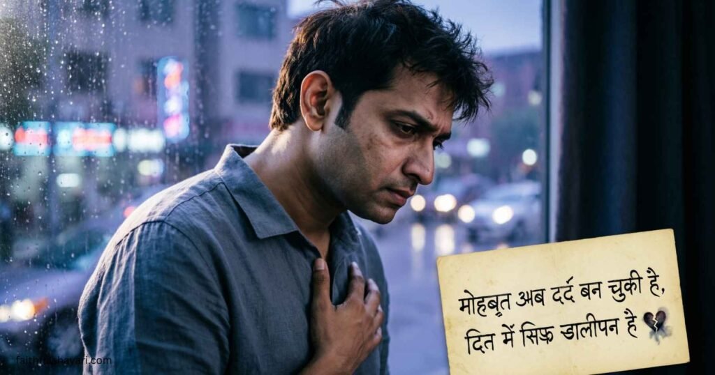 Emotional Sad Shayari image with a sad and heartfelt mood.