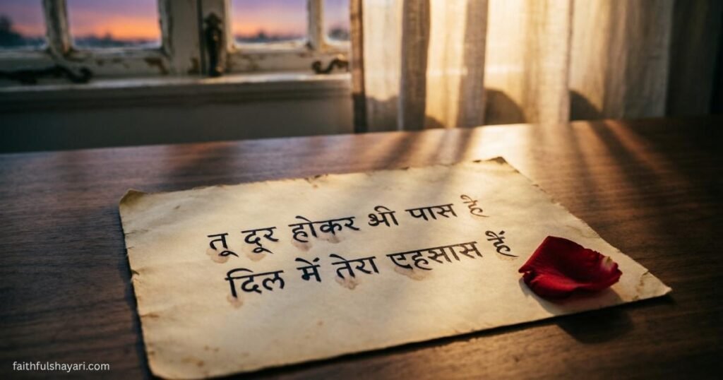 Emotional Shayari in Hindi with a heartfelt and emotional background.
