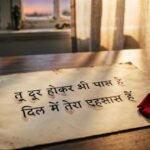 Emotional Shayari in Hindi with a heartfelt and emotional background.