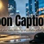 Bold “Goon Captions” text showing attitude and confidence theme.