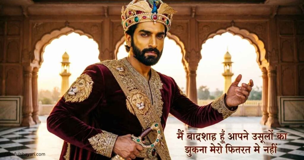 King Shayari featured image with crown and royal bold aesthetic
