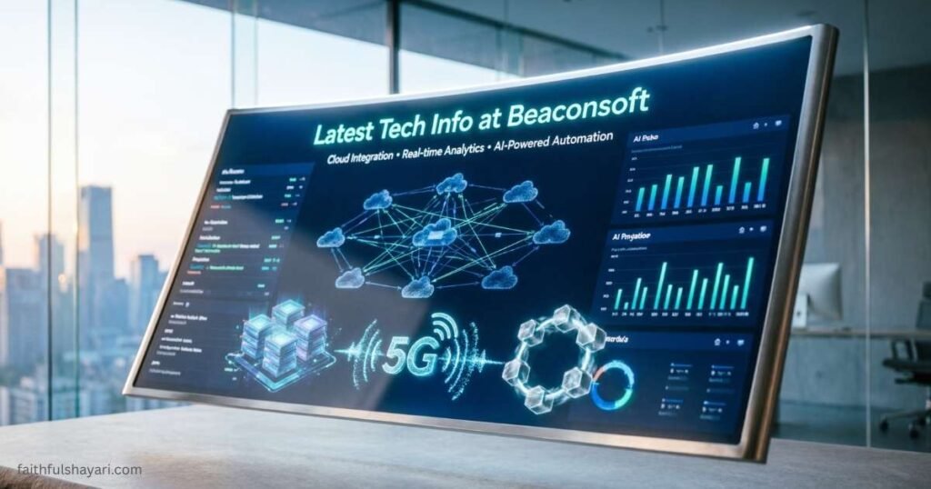 Latest Tech Info at Beaconsoft featuring modern business technology and digital solutions.