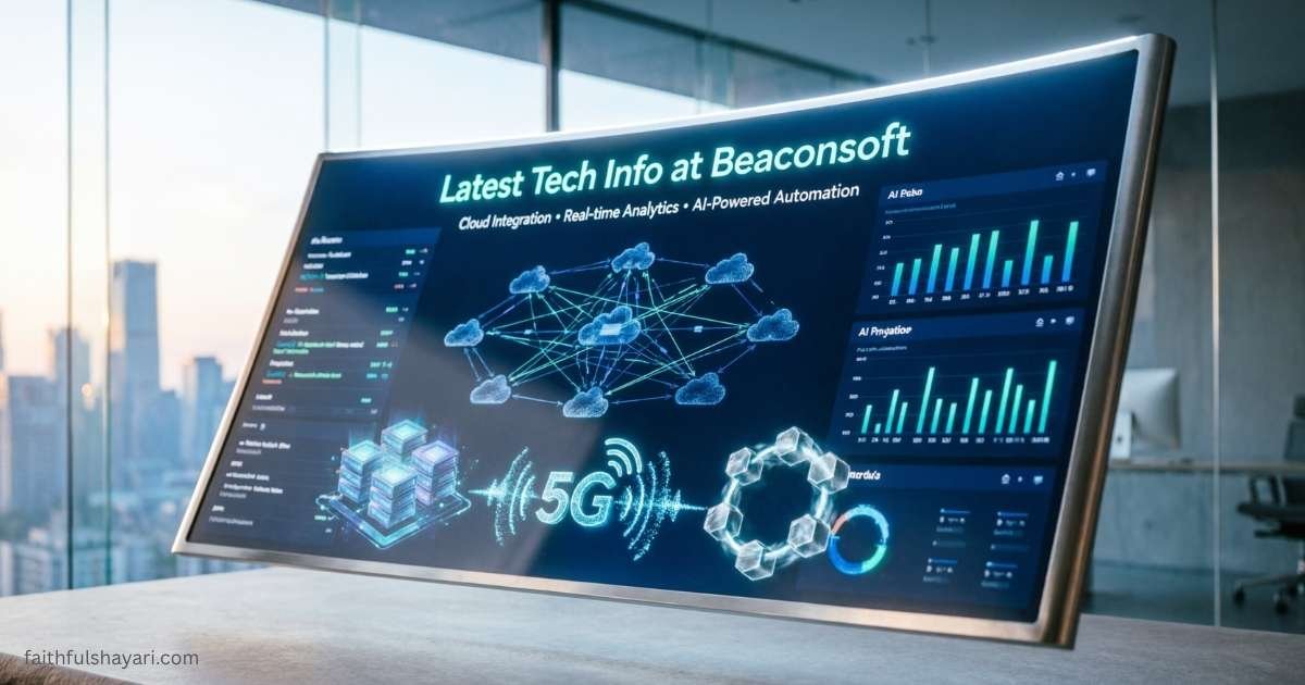 Latest Tech Info at Beaconsoft featuring modern business technology and digital solutions.