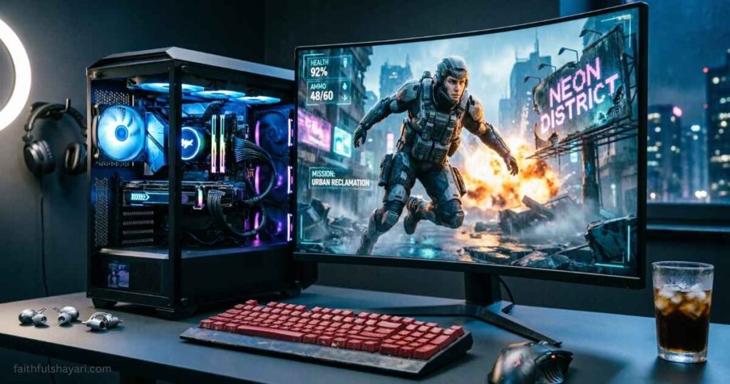 LightniteOne New Version for PC gameplay displayed on a gaming computer.
