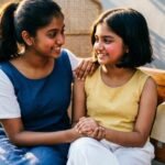 Heartfelt Sister Shayari image showing the love and bond between sisters.