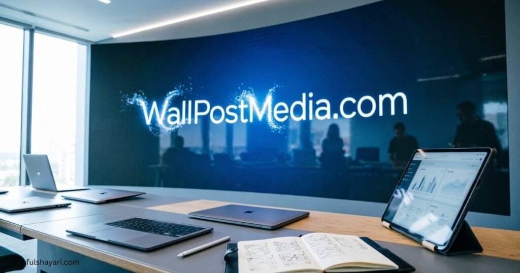 Logo or featured banner of WallPostMedia com showcasing its brand identity.