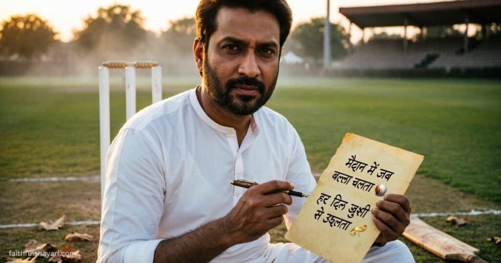 क्रिकेट-पर-शायरी