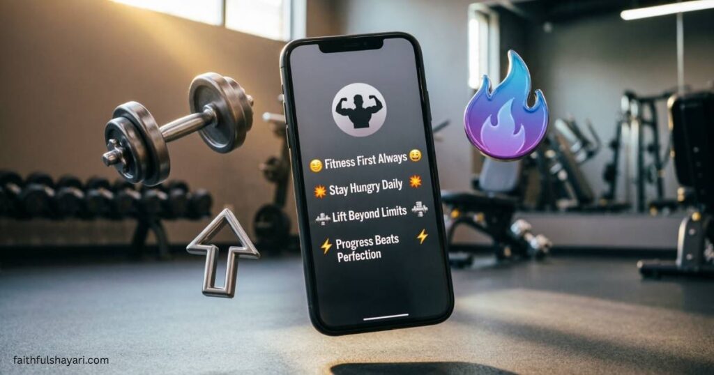 Gym Bio for Instagram ideas with fitness quotes and stylish profile bio examples