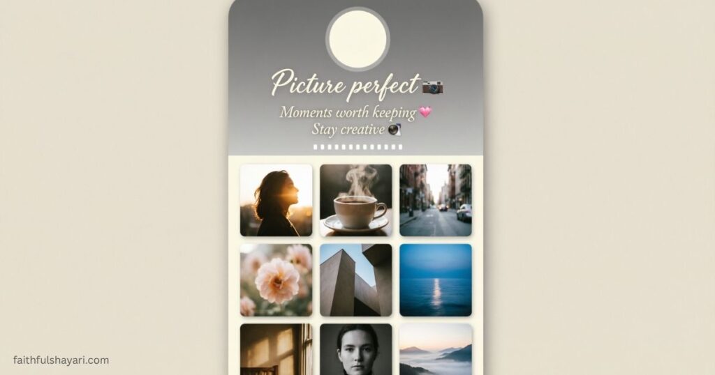 Photography Bio for Instagram (2026) | Photographer Bio Ideas Instagram profile showing a photography-themed bio with camera and aesthetic feed style.